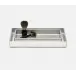 Caro Silver Medallion Trays 13"L x 10"W x 1.5"H, 11"L x 7"W x 1.5"H, Set of 2
