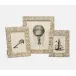 Ismailia Spotted Gold Picture Frames Bone