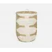Jelsa Natural/White Hamper 16.5"D x 22.5"H
