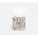 Luzia Silver Mix Tissue Box Square Straight Romblon Stone/Shell/Metal