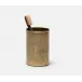 Remy Antique Brass Brush Holder 3"D x 4.5"H