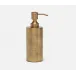 Remy Antique Brass Soap Pump 2.5"D x 7.5"H