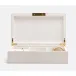 Berset Natural White Jewelry Box Large Hair-On Hide