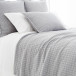 Boyfriend Grey Matelasse Sham Euro 26" x 26"