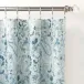 Ines Linen Blue Curtain Panel