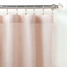 Lush Linen Slipper Pink Curtain Panel 55"x84"