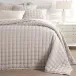 Lush Linen Natural Puff Coverlet Twin