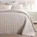 Lush Linen Natural Puff Coverlet King