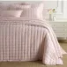 Lush Linen Slipper Pink Puff Sham Euro 26" x 26"