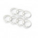 Curtain Loop White Ring One Size