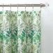 Botanical Curtain Panel Green Sky Blue