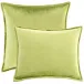 Panne Velvet Chartreuse Decorative Pillow