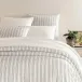 Lush Linen Stripe Charcoal Duvet Cover Full/Queen