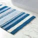 Glen View Blue Bath Rug Small