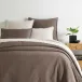 Roark Mushroom Matelasse Sham Euro 26" x 26"