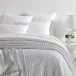 Santo Stripe Black Coverlet Full/Queen