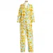 Silly Sunflowers Yellow Pajama Medium