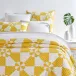 Sunny Side Yellow Quilted Sham Standard 20" x 26"