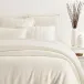 Sumptuous Chenille Ivory Coverlet and Shams