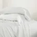 Luna Linen White Sheet Set King