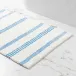 Rowe Stripe French Blue Bath Rugs