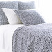 Tyler Indigo Quilted Sham Euro 26" x 26"
