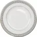 Plumes White/Platinum Footed Cake Platter 31.5 Cm