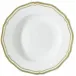 Polka Gold French Rim Soup Plate Round 9.1 in.