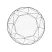 Gem Cut Onyx Salad / Dessert Plate