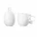 Geometrica White Sugar & Creamer Set