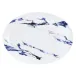 Marble Azure 14" Oval Platter
