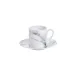 Marble Venice Fog Espresso Cup & Saucer