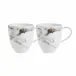 Marble Venice Fog Barrel Mug, Set Of 2
