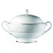 Princess Platinum Covered Vegetable Bowl/Soup Tureen