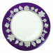 Pavo Silver Platinum Charger Plate 13 in