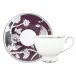 Pavo Silver Tea Cup & Saucer
