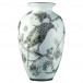 Pavo Silver Platinum Vase h:12 in