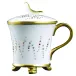 Chain Platinum Cornelian Covered Mug Diam 4 (Special Order)