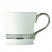 Chain Platinum Lumiere Crystal Mug Diam 4 (Special Order)