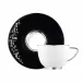 Diana Black Tea Cup & Saucer
