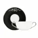 Diana Black Cream Soup Cup & Saucer (Special Order)