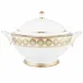 Golden Leaves Covered Vegetable Bowl / Soup Tureen (Special Order)