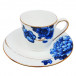 Emperor Flower Espresso Cup & Saucer Diam 2 height 2.25 in