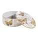 Butterfly Jeweled Jewelry Box 4.5 Diam; 2 in h (Special Order)