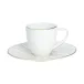 Gem Cut Gold Espresso Cup & Saucer