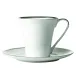 Comet Platinum Tea Cup & Saucer 6 in