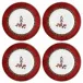 Nutcracker Canape / Dessert Plate, Set Of 4