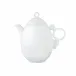 Geometrica White Teapot