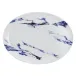 Marble Azure Oval Platter 14 in