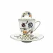 Gione Espresso Cup with Cover & Saucer (Special Order)